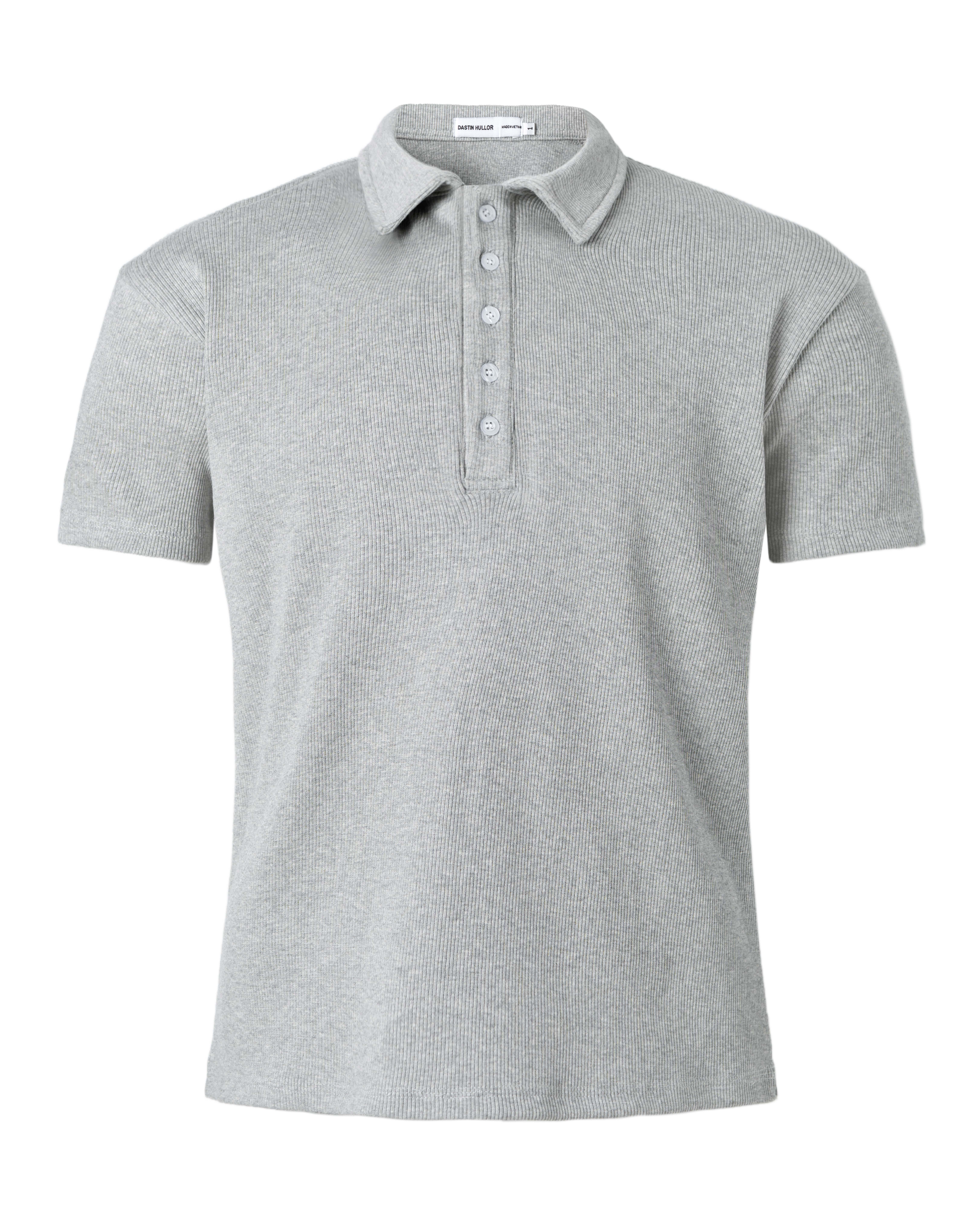 RIB POLO SHIRT - HENLEY SHIRT - ảnh 7
