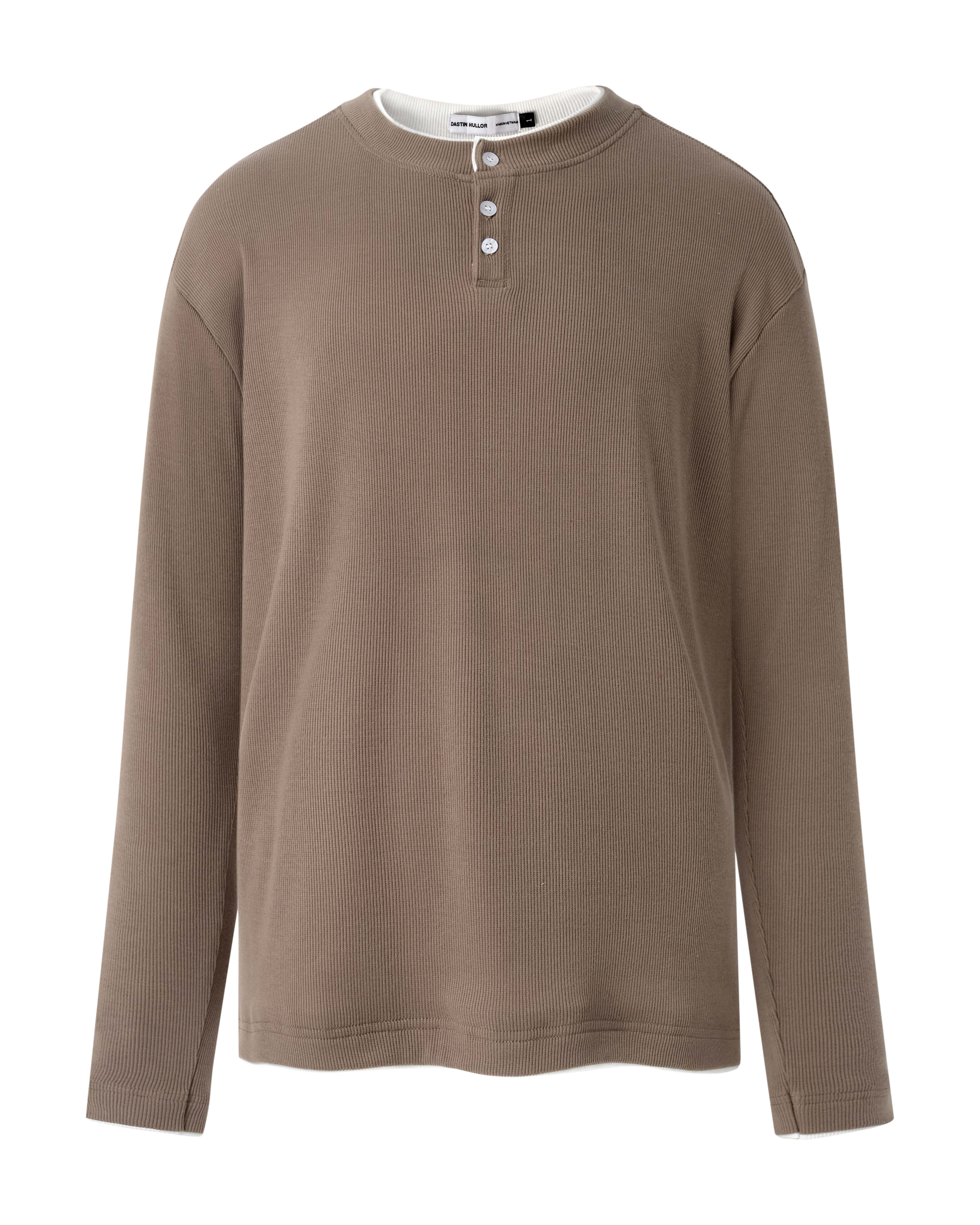 RIB HENLEY SHIRT