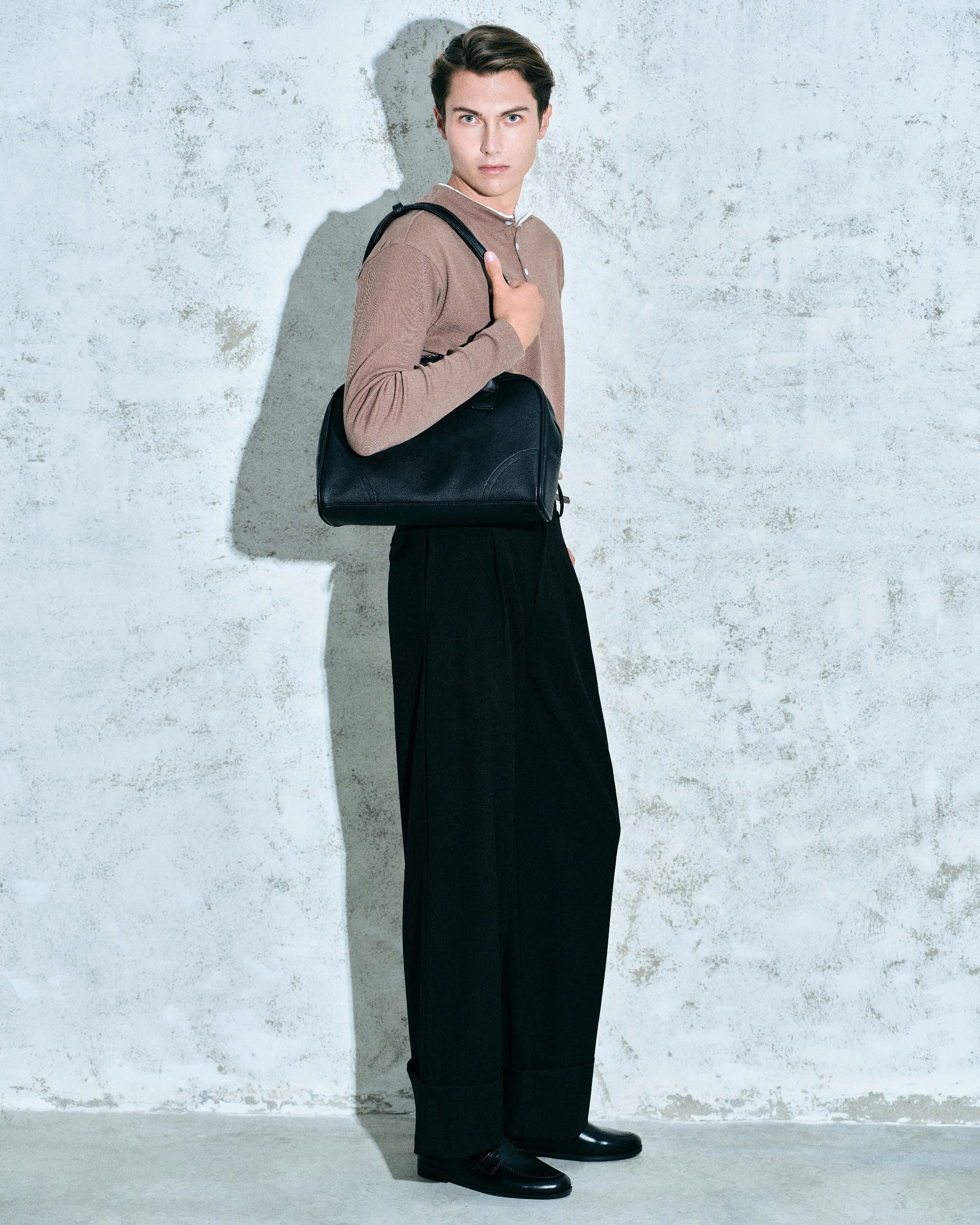 RIB HENLEY SHIRT - ảnh 5