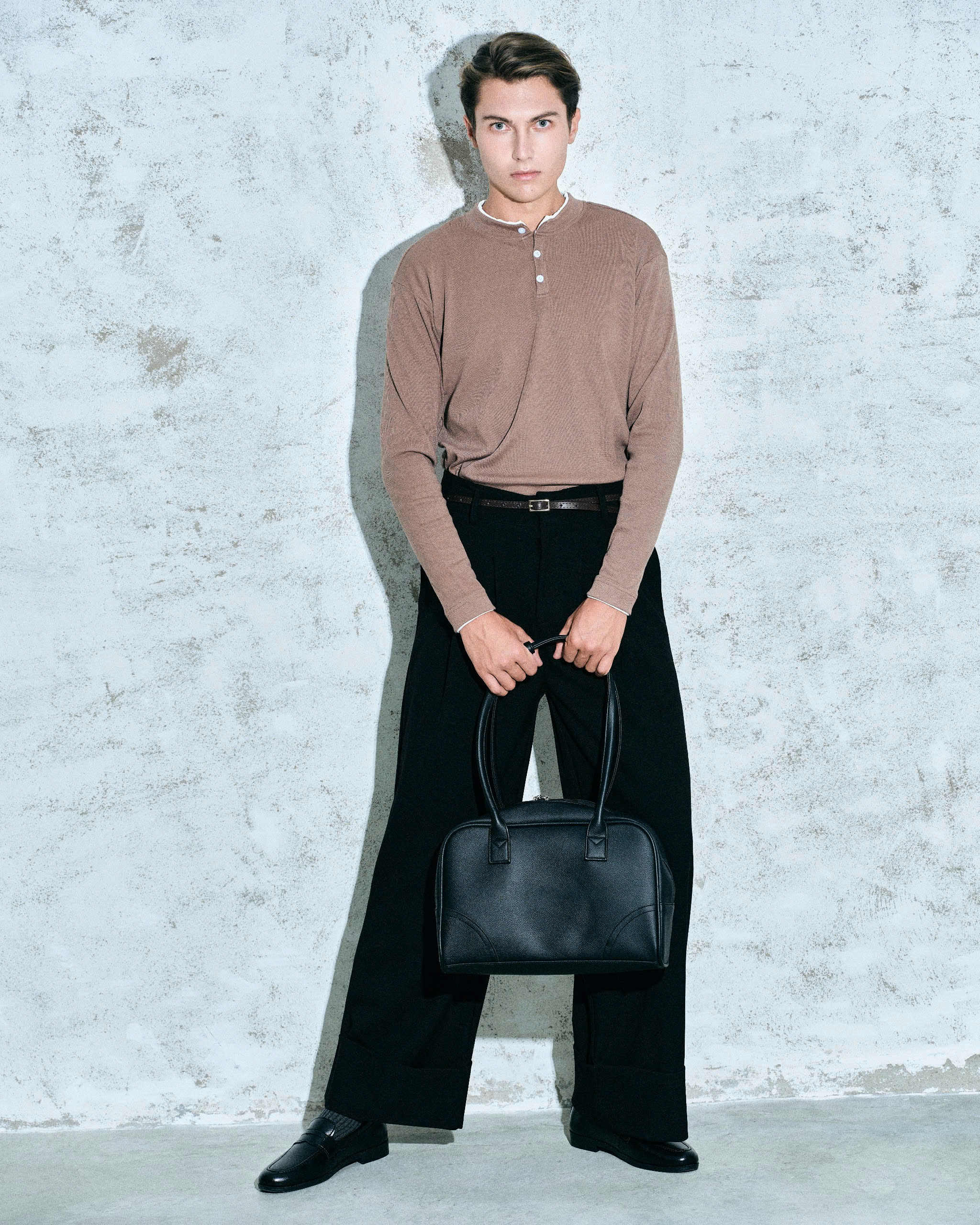 RIB HENLEY SHIRT - ảnh 6
