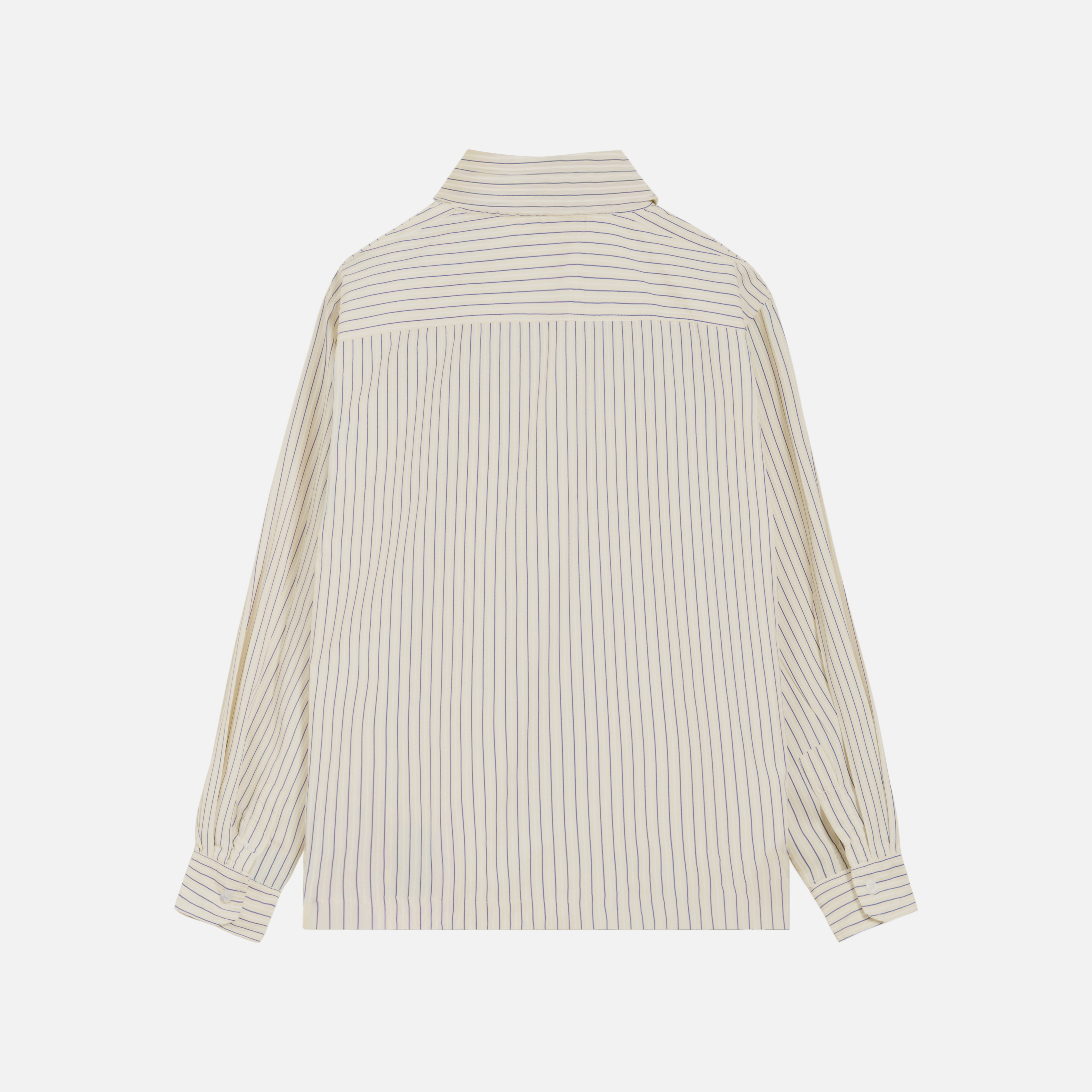 STRIPED SHIRT - BABY BLUE / LIGHT YELLOW - ảnh 7