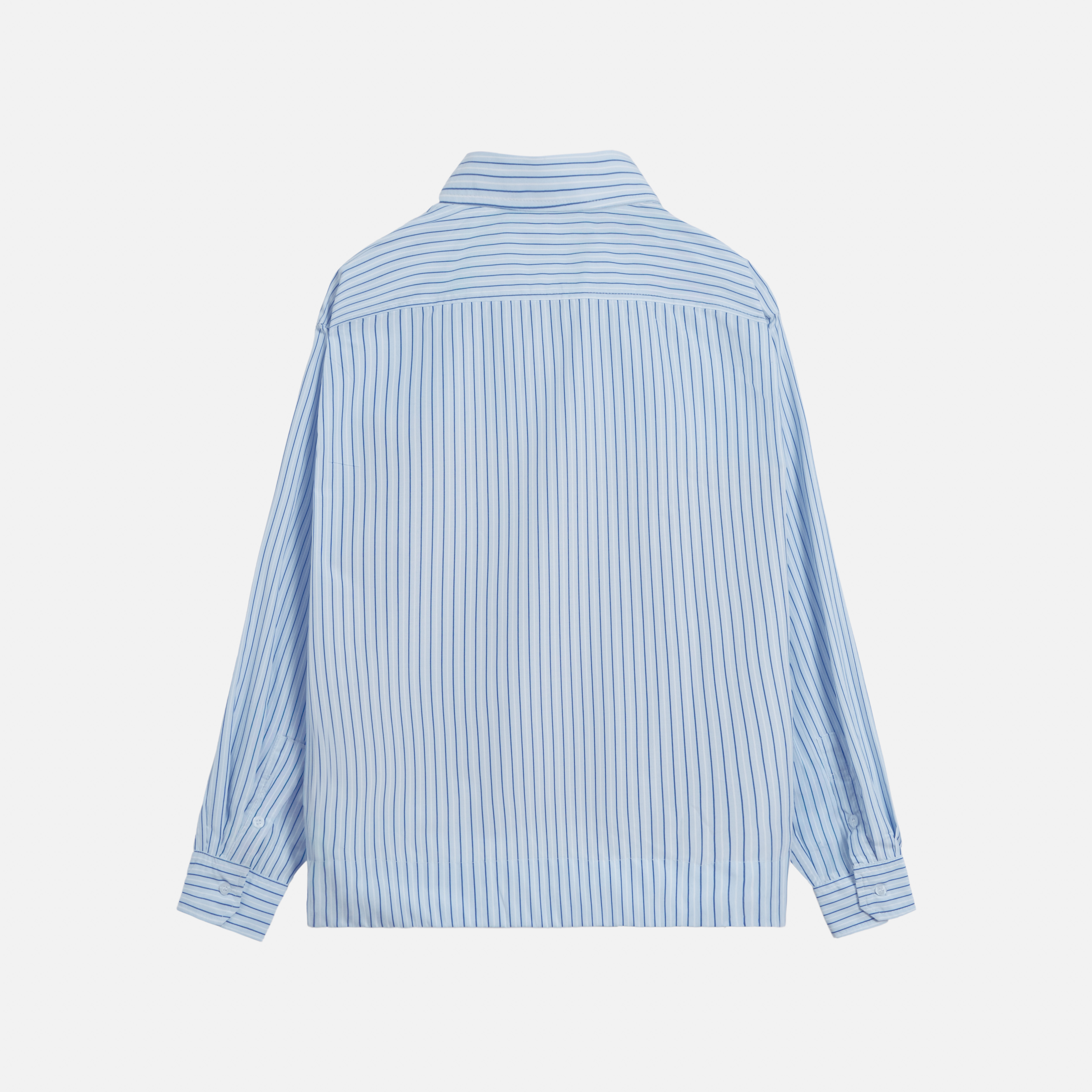 STRIPED SHIRT - BABY BLUE / LIGHT YELLOW - ảnh 8