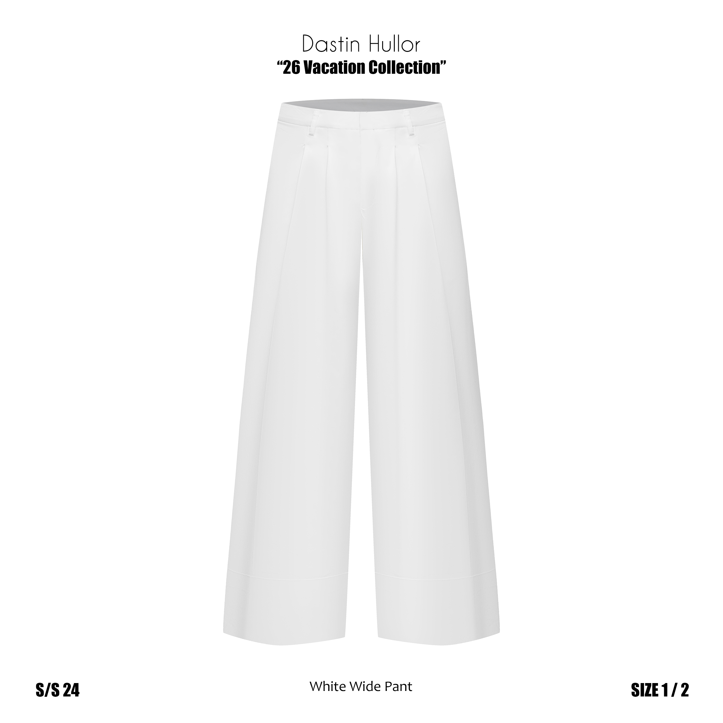 CUFFED WIDE-LEG TROUSERS - ảnh 8