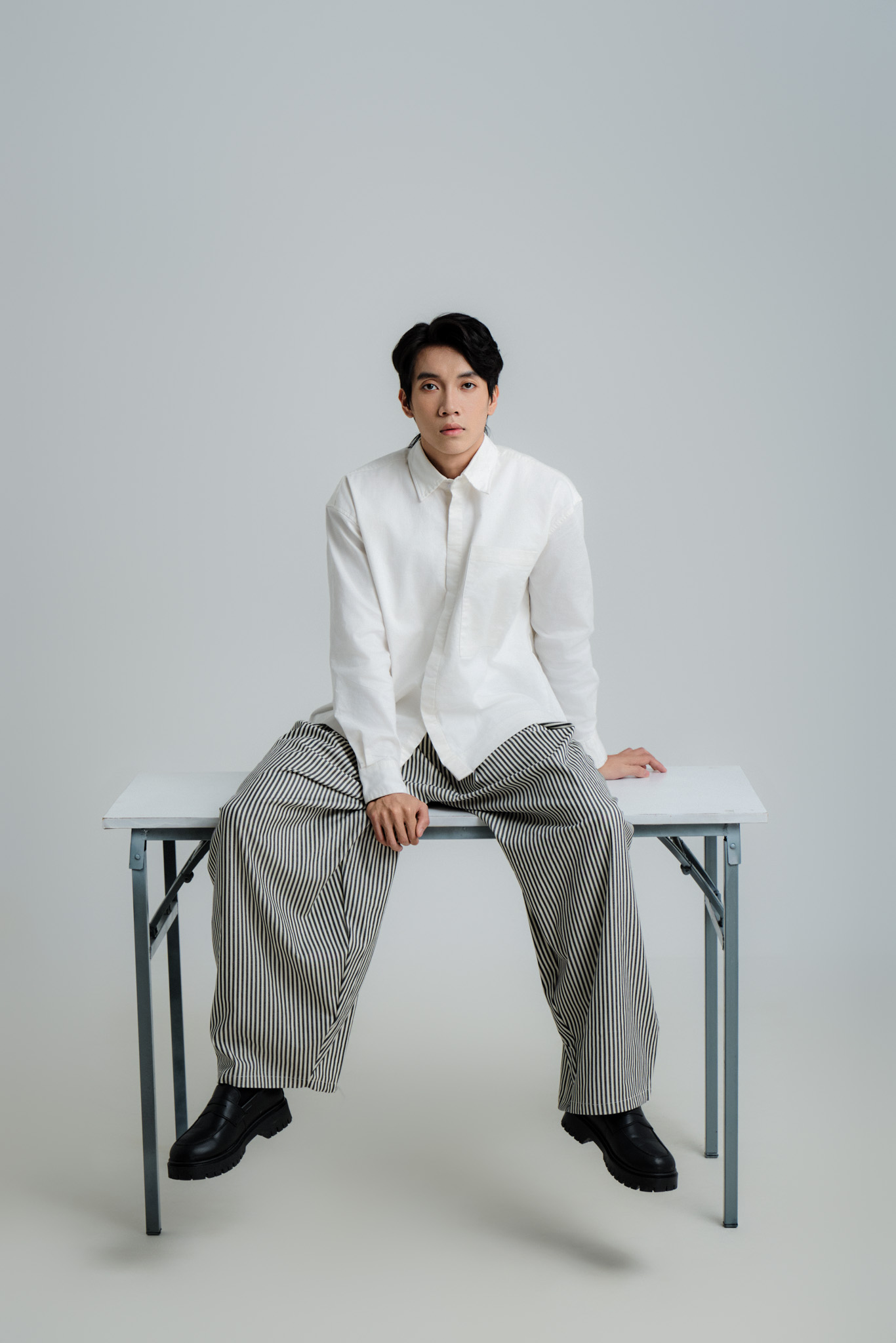 WIDE STRIPED PANT - ảnh 3