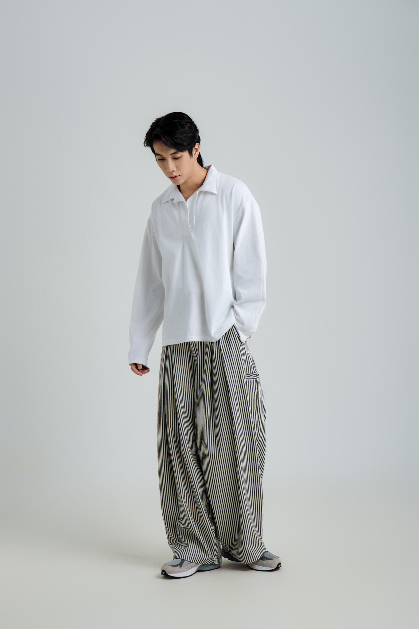 WIDE STRIPED PANT - ảnh 4