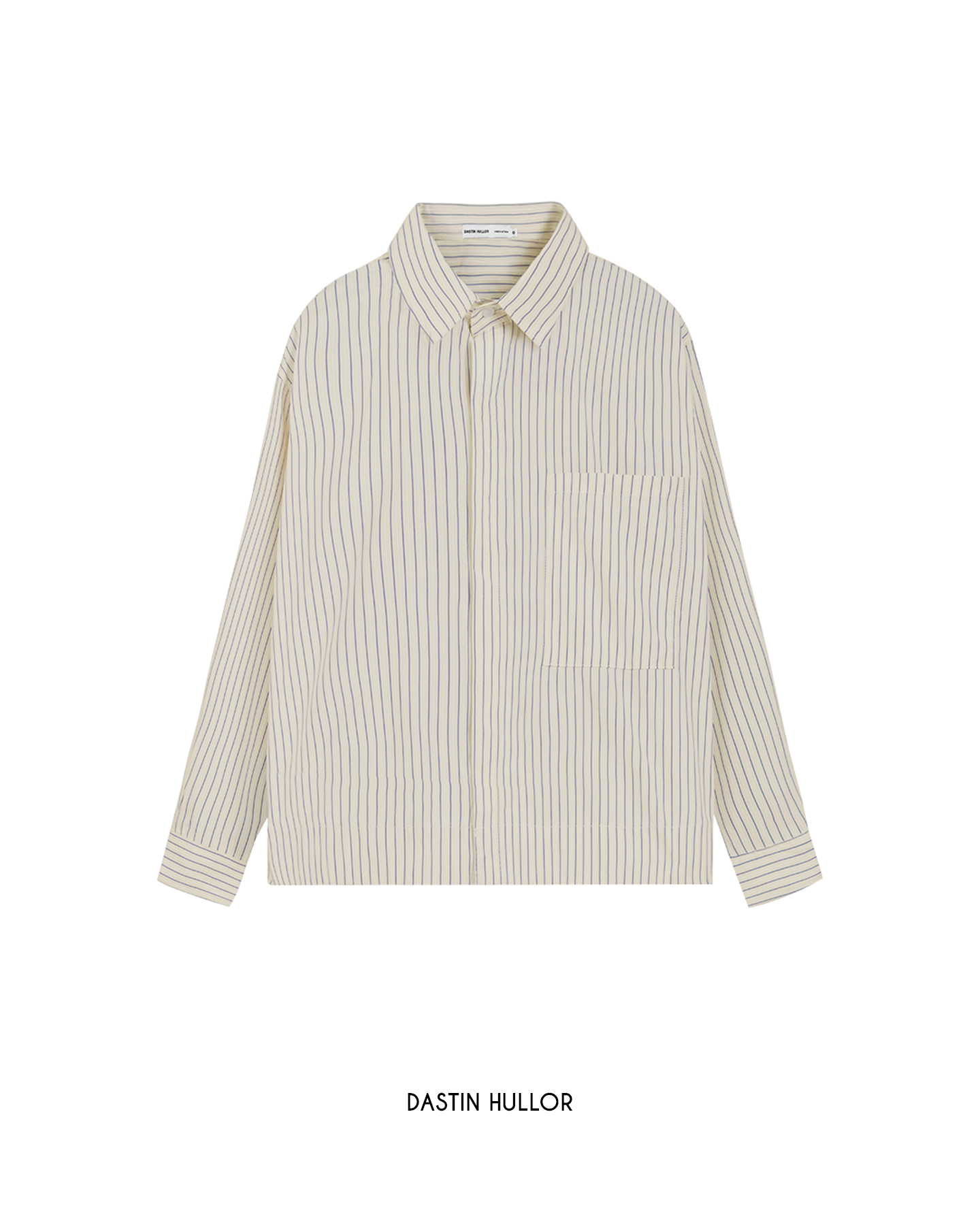 STRIPED SHIRT - BABY BLUE / LIGHT YELLOW - ảnh 8