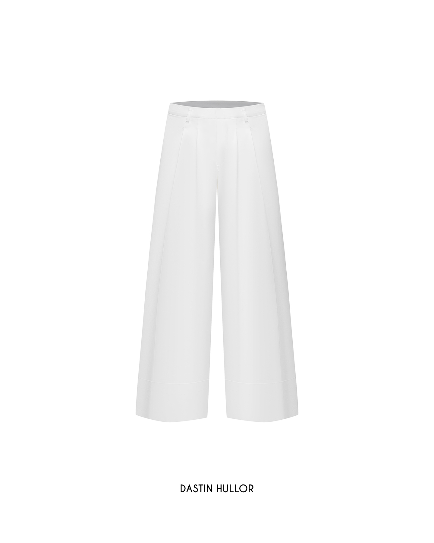 CUFFED WIDE-LEG TROUSERS - ảnh 10
