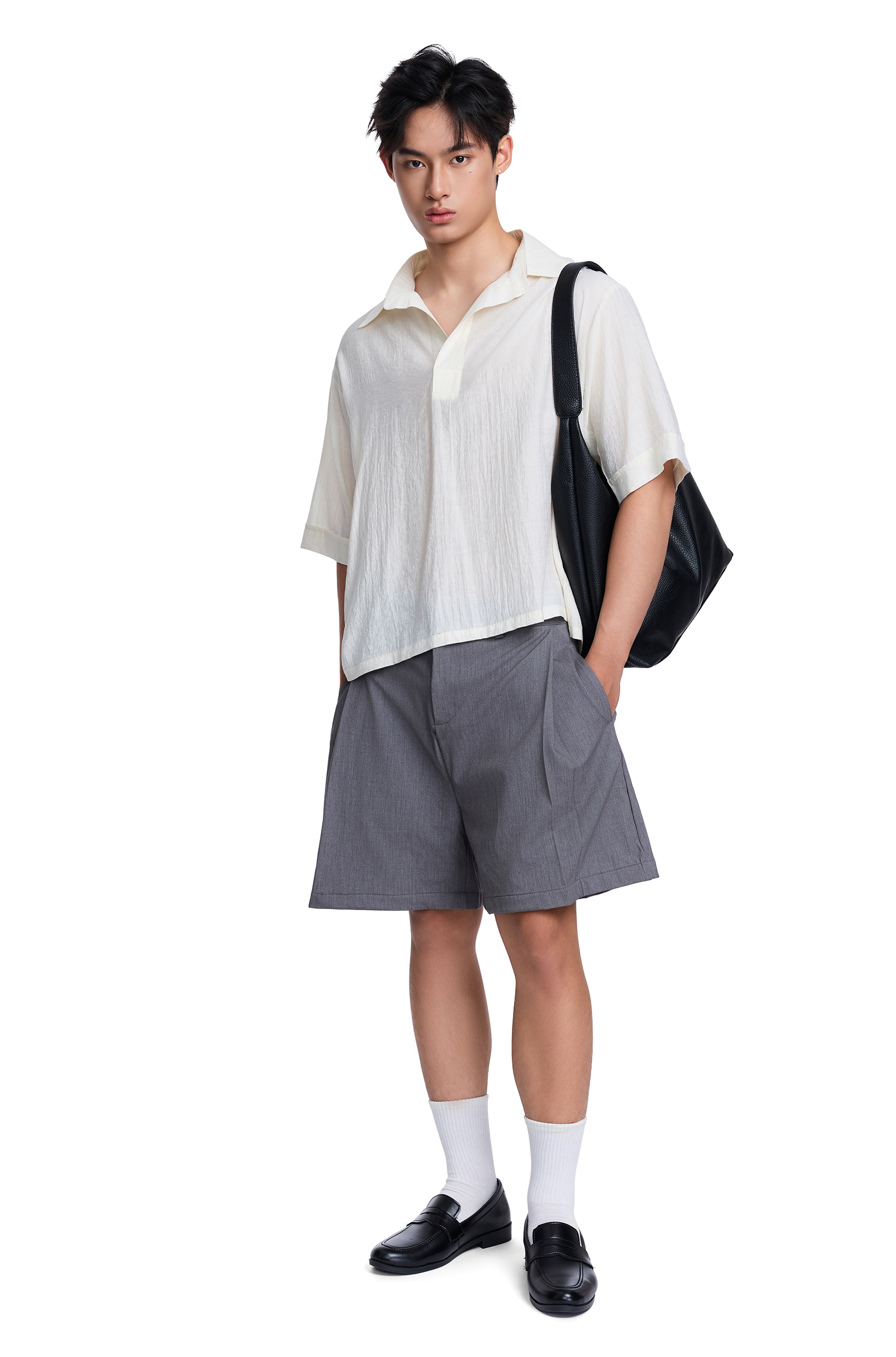 PALE HALF-SLEEVE SHIRT - ảnh 7